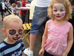 A la fête de l'école, juin 2012 A la fête de l'école